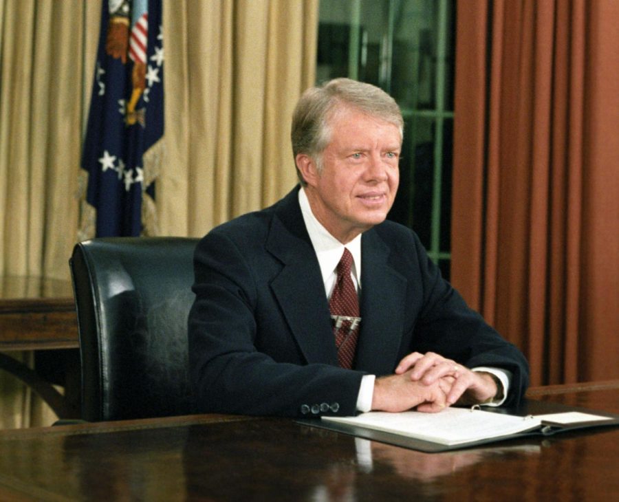 Jimmy Carter in office, photo from the
Jimmy Carter Library