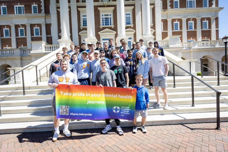 CNU Students walking to support mental health
Photo from Captains Log Staff
