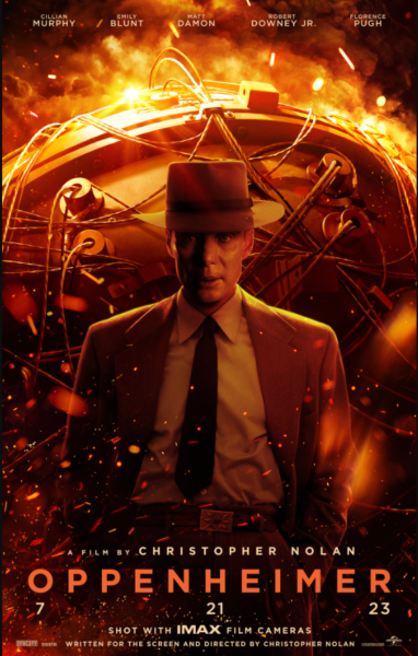 Oppenheimer movie poster, image from oppenheimermovie.com