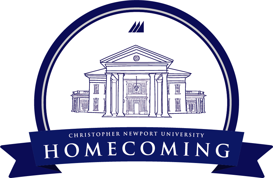 CNU Homecoming logo, photo from cnu.edu