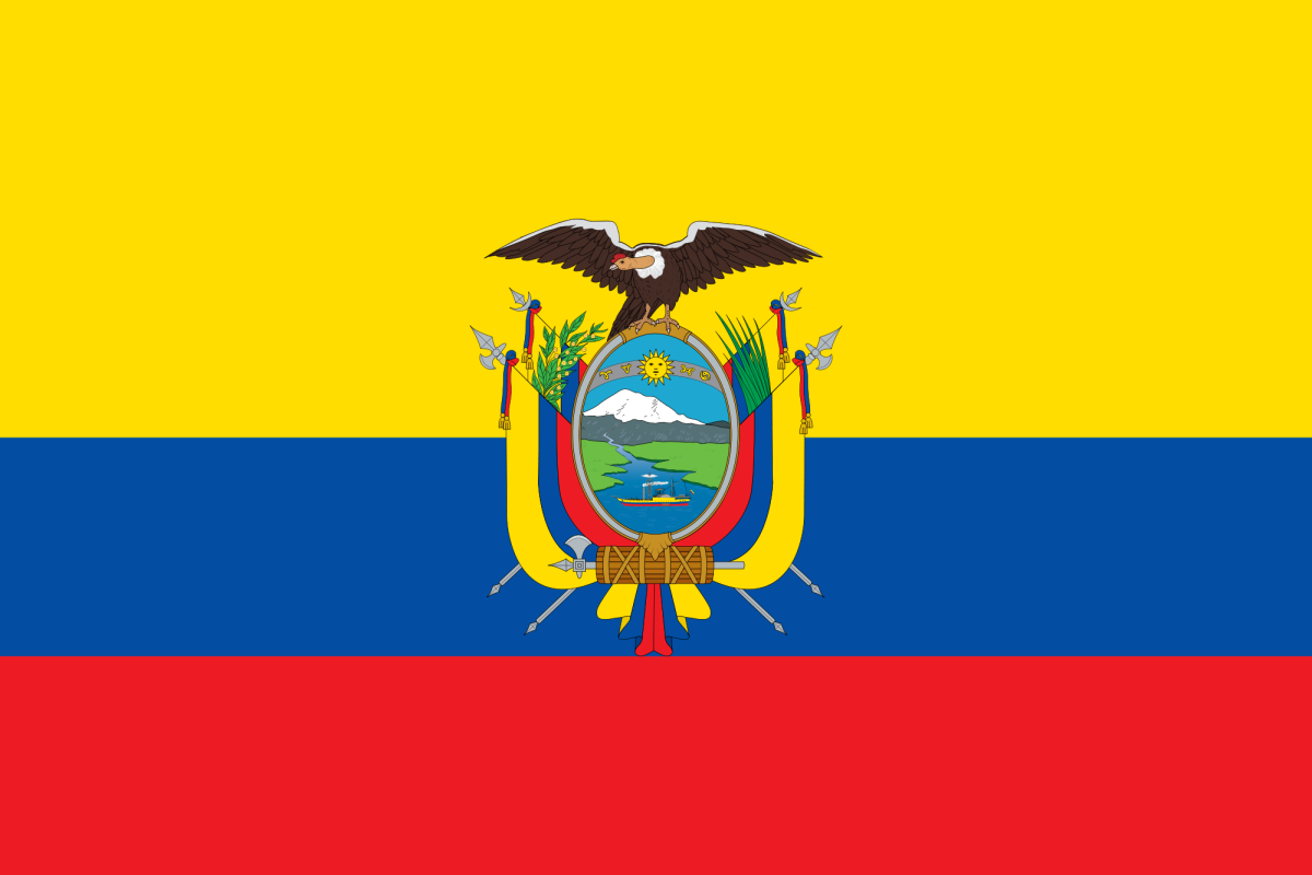 Flag of Ecuador. photo from Wikipedia Commons