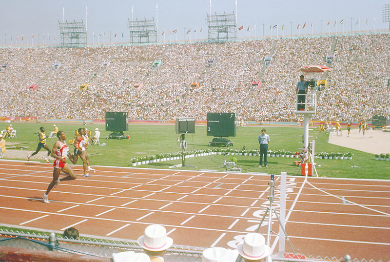 Olympic running image from Wikimedia Commons