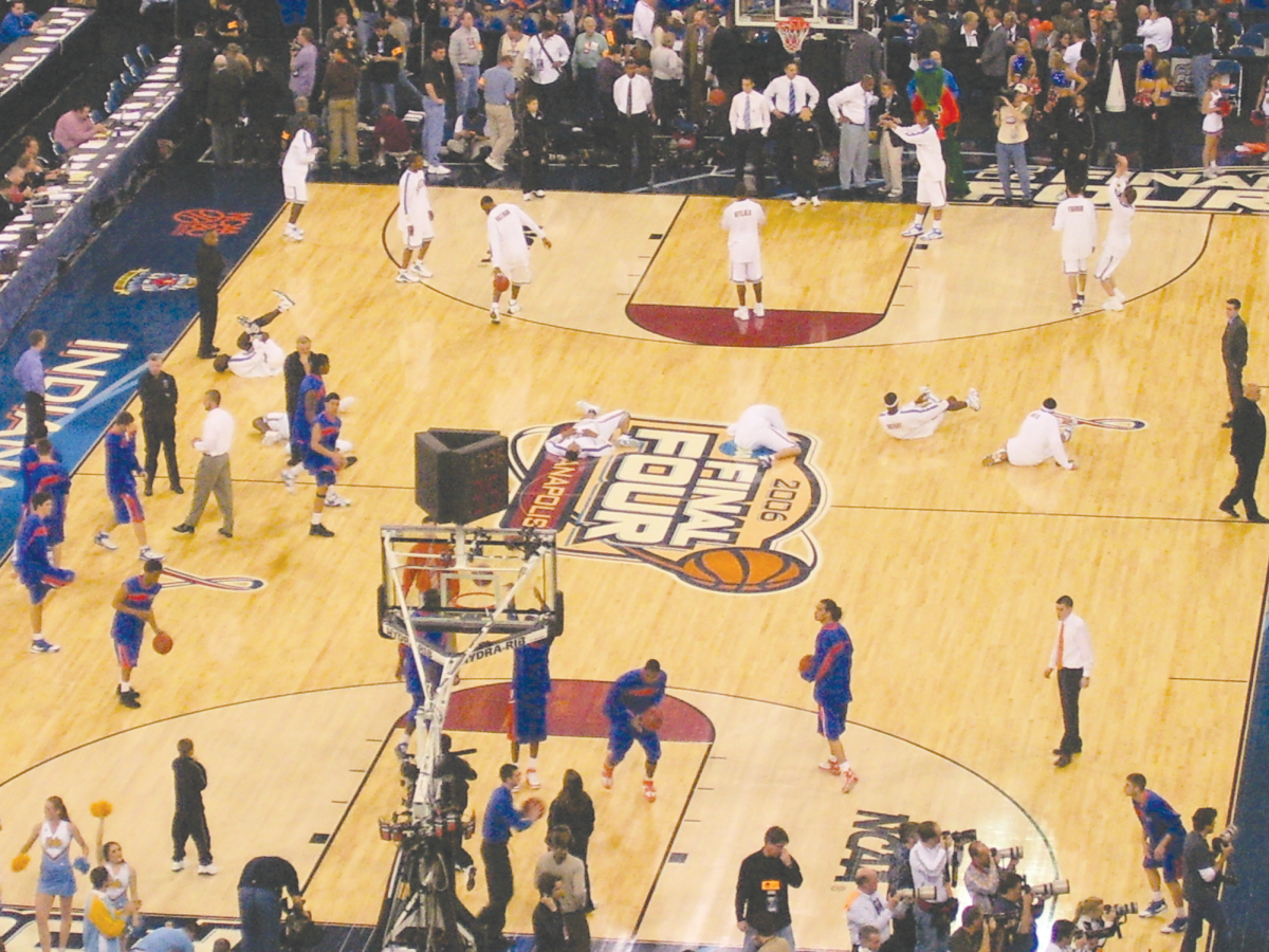 The 2006 Final Four. Final Four 2006 by Stepshep is licensed under the CC BY-SA 3.0 Deed.
