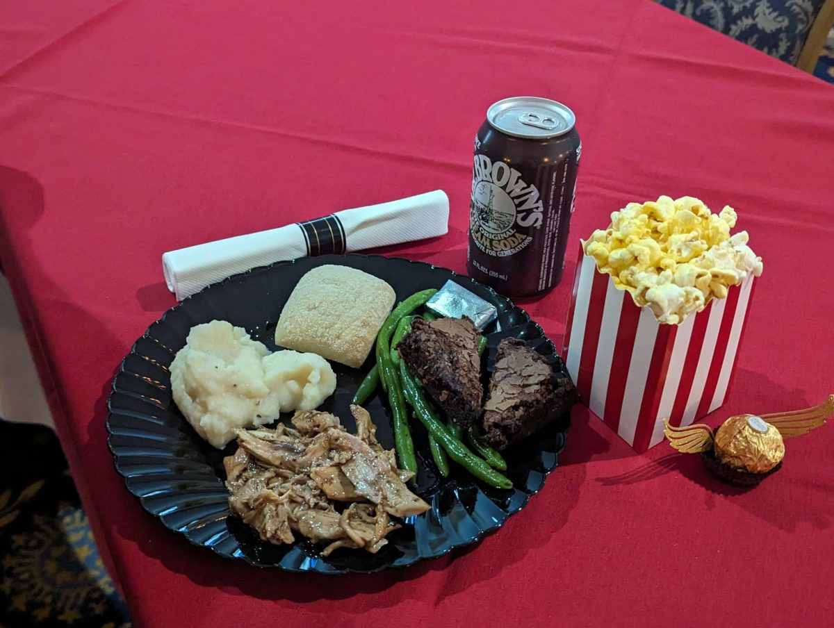 Themed meal based on the dining hall scene in Harry Potter and the Sorcerer’s Stone