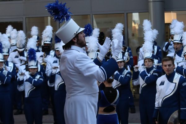 Senior Drum Major Patrick Wood, photo from Lindsay Deyton