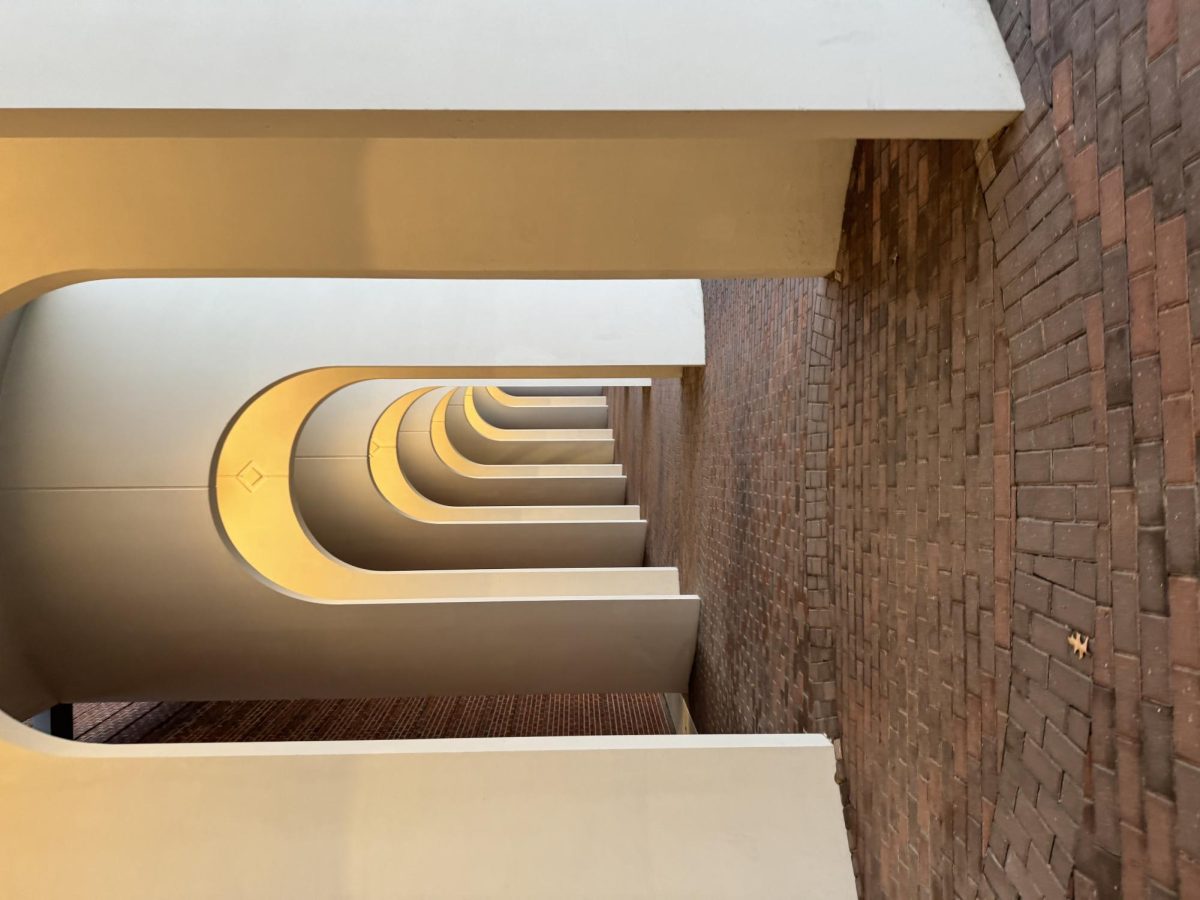 Images of the arches outside of the Ferguson Center for
the Arts