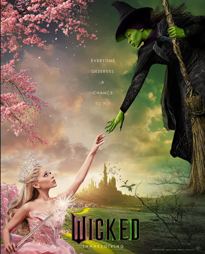 “Wicked Part One” movie
poster, image from @
wickedmovie on Instagram