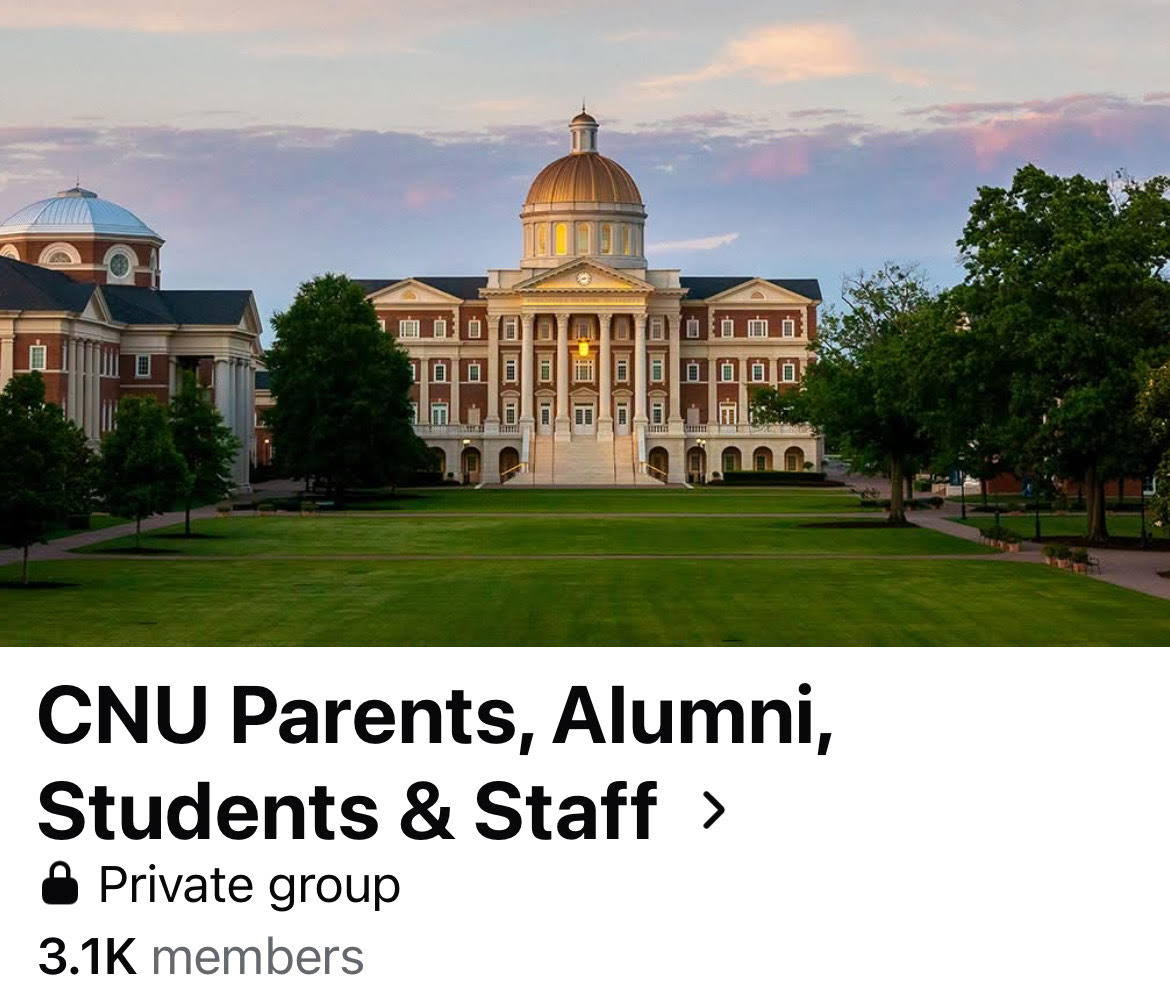 The CNU Facebook Group, photo courtesy of Breanna Dorrian