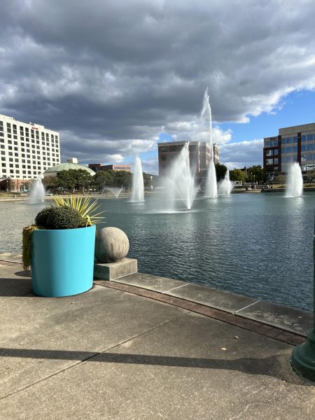 City Center fountains in Newport News, VA,
photo taken by Breanna Dorrian