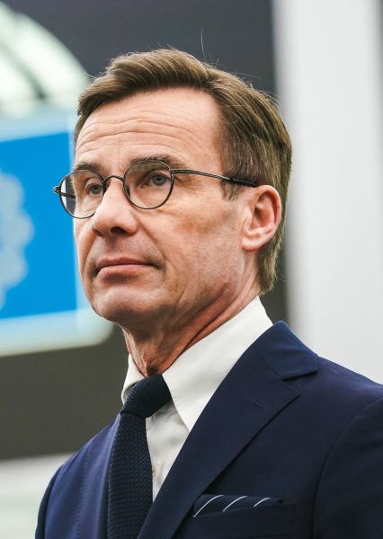 Prime Minister of Sweden Ulf Kristersson in Jan. 2023, photo from WikiCommonsImages.