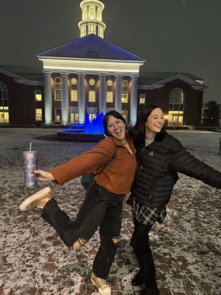 Digital Media Manager, Lindsay Deyton and Lifestyle Editor, Claire Hall
posing for a picture, courtesy of Lindsay Deyton