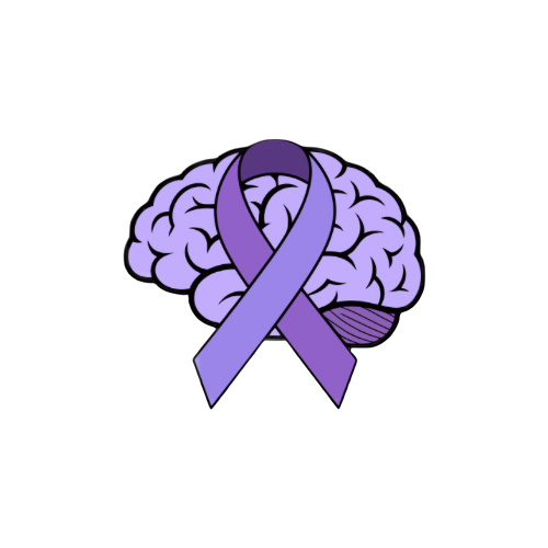 Alzheimer’s Awareness Ribbon courtesy of Canva 