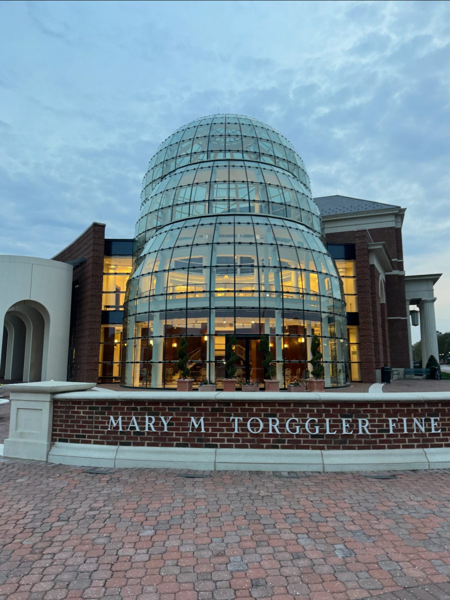 Christopher Newport University’s Mary M Torggler
Fine Arts Center, photo taken by Amanda Eacho