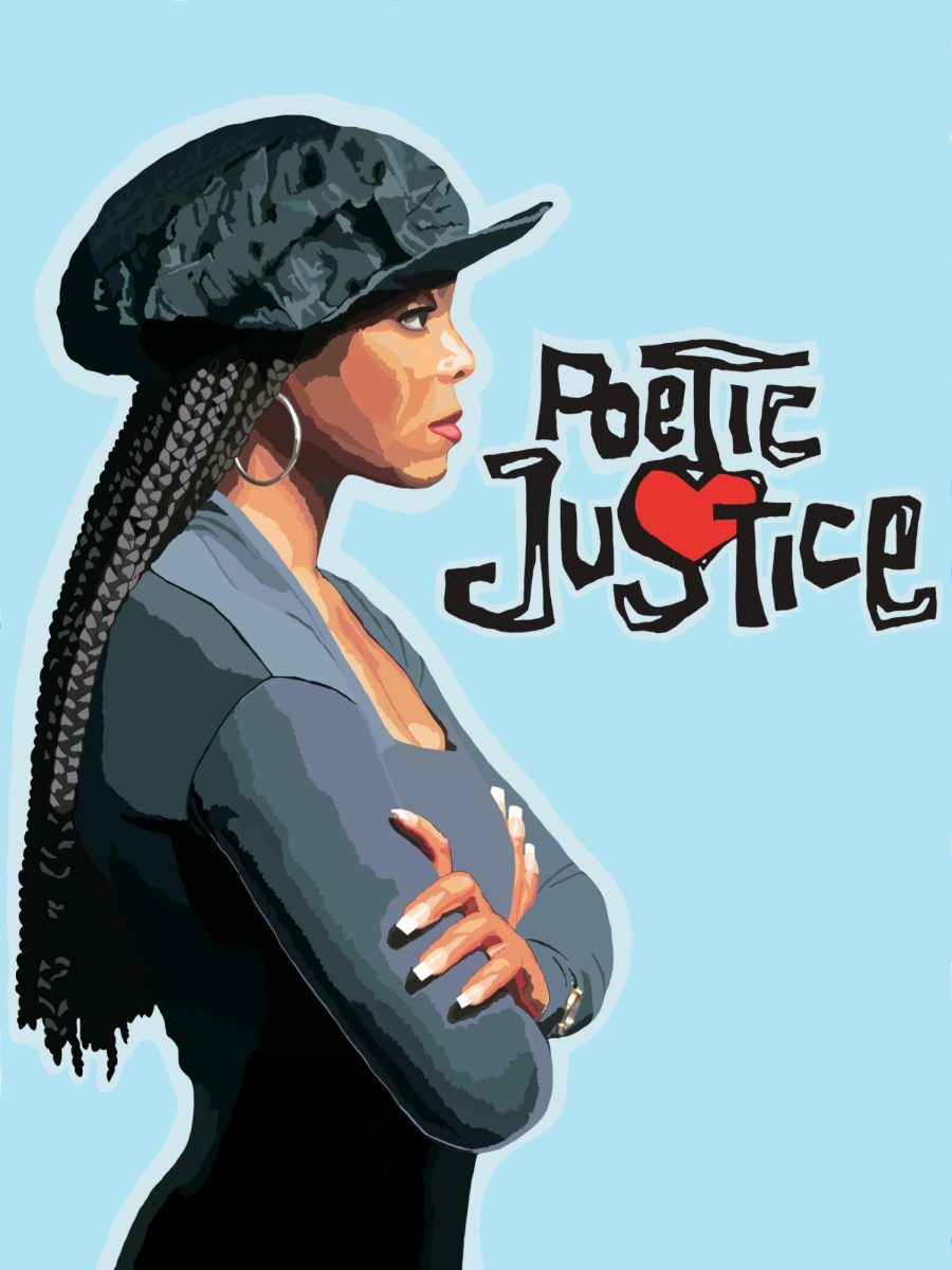 “Poetic Justice” movie poster drawn by Alyssa Tillman