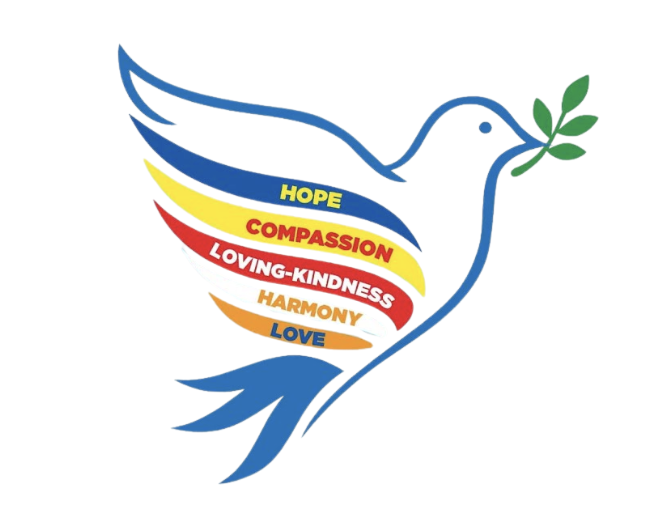 Cutout of Walk for Peace logo, taken from Wikipedia.
